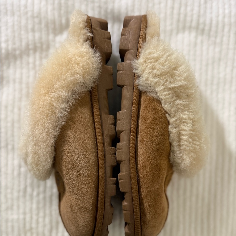 UGG Coquette Slippers - Chestnut - Size 8 - Picture 7 of 8